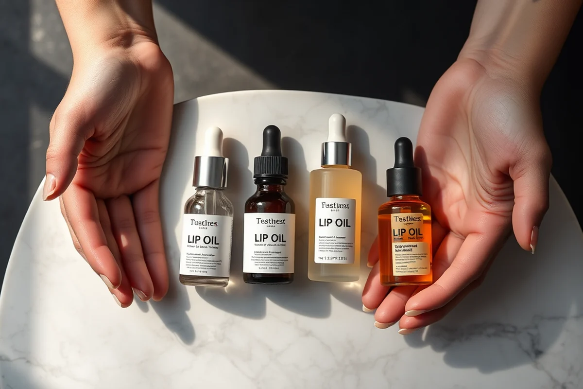 eco friendly lip oil examples — Eco Friendly Lip Oil Examples (the finished result)